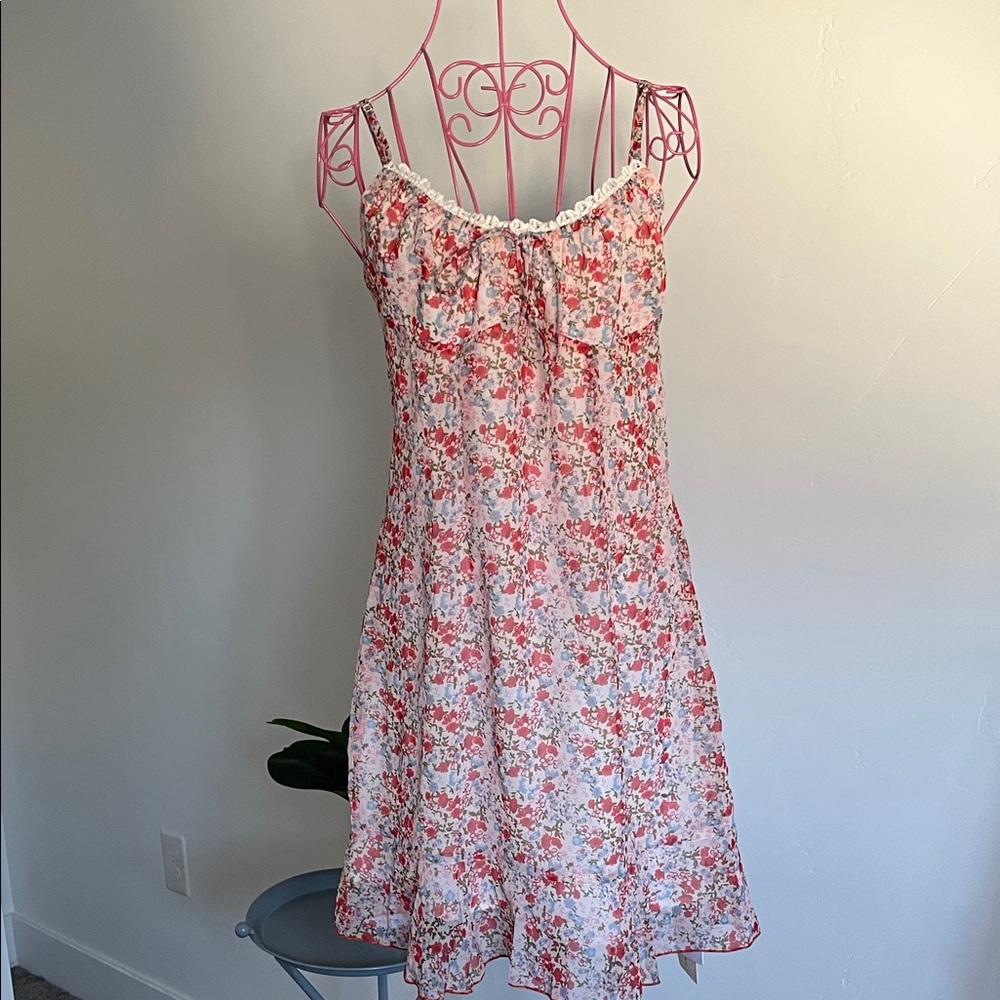 Floral Spaghetti Strap Dress
